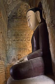 Bagan Myanmar. Buddha statue of the Thambula Temple. 